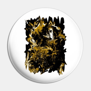 Cave Abstract Expressionism Pin