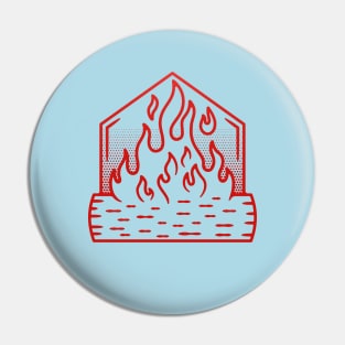 Bonfire red Pin