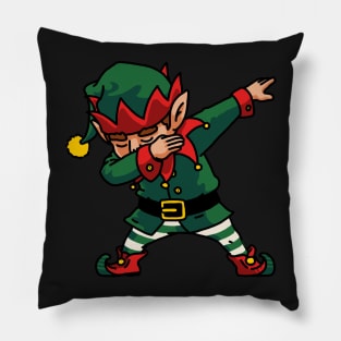 Dabbing Elf Shirt Kids Christmas Gifts Santa Helper Costume 2 Pillow