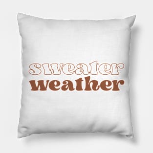 Sweater weather Pillow