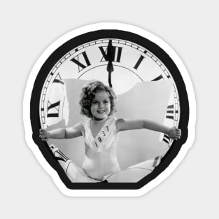 Shirley Temple New Years Magnet
