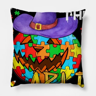 See The Able Not The Label Autism Awareness Halloween Gift Pillow