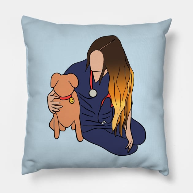 Veterinary doctor Pillow by Mermaidssparkle