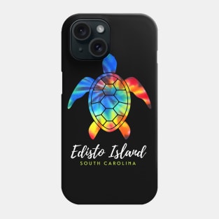 Edisto Island South Carolina Sea Turtle Tie Dye Phone Case