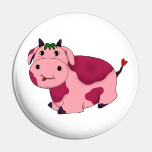 Adorable Strawberry Cow Pillow Pet Pin