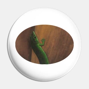 Day Gecko Pin