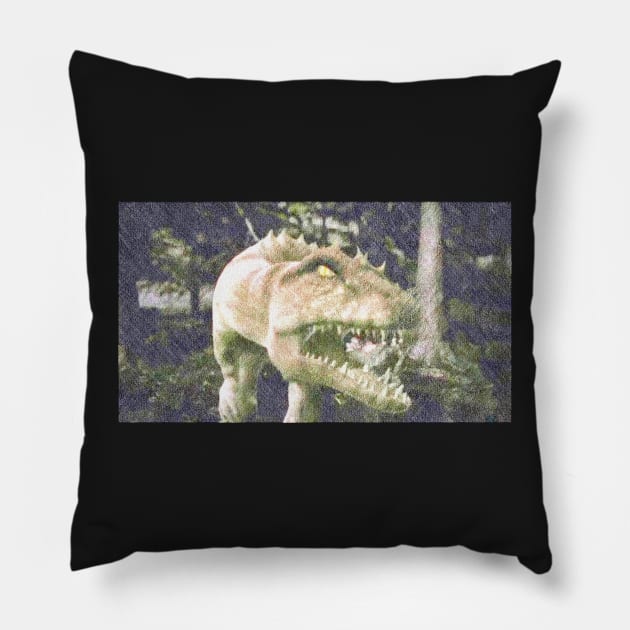 TRex Pillow by foxxya