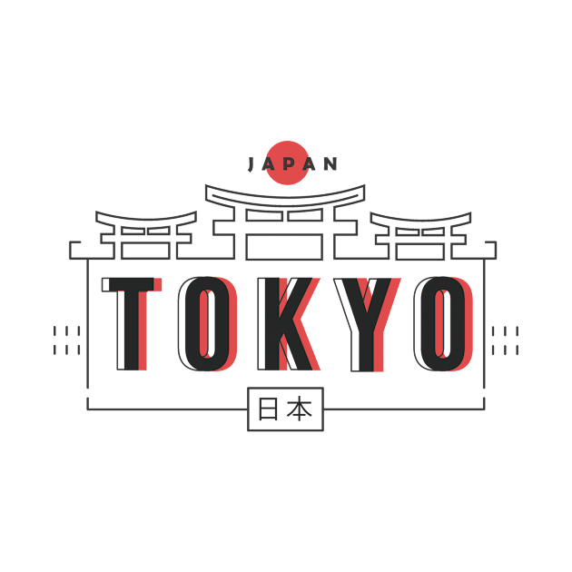 Vintage Tokyo japan by Yourex