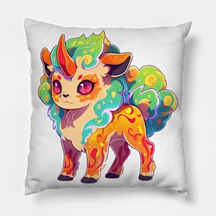 Cute Chibi Kirin Creature Pillow