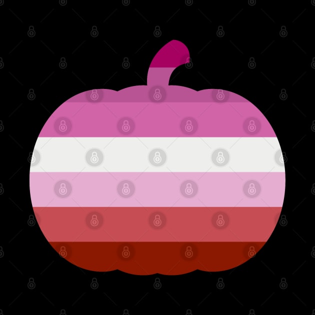 Halloween Pumpkin LGBT Flag Lipstick Lesbian by aaallsmiles