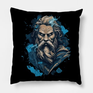 Zeus the Greek God, King of Gods Pillow