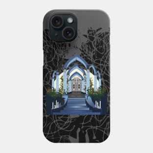 Gothic Mausoleum small Phone Case