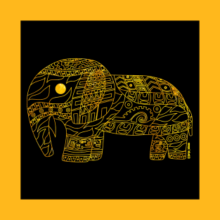 golden elephant ecopop T-Shirt