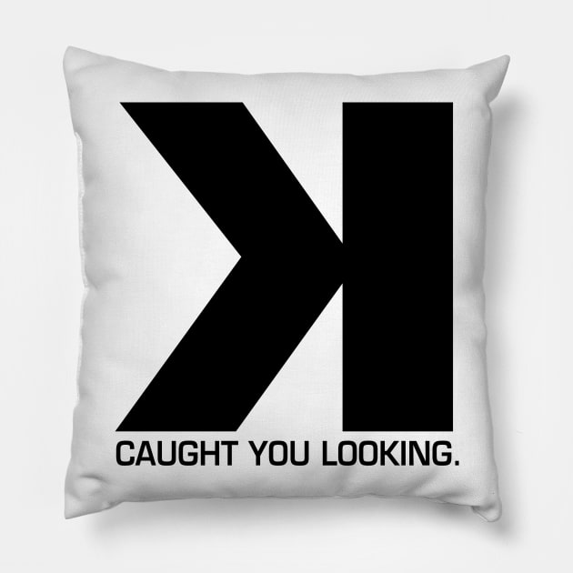 Baseball Backwards K Strikeout Score Keeper Funny Pillow by TeeCreations