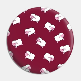 Sheep pattern Pin