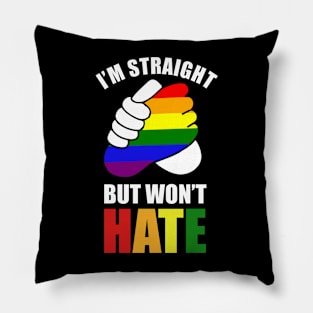 supportive straight friend Pillow