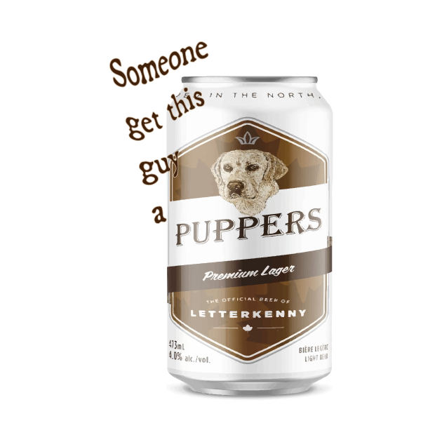 Discover Puppers Beer - Letterkenny - T-Shirt