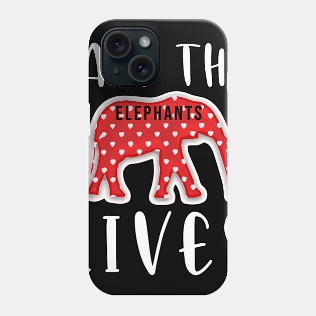 Save the Elephants Lives, Elephant lovers Phone Case by Tee-quotes 