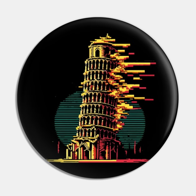 Pisa Tower Pin by Pixel-Eye