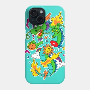 Flying Anime Dragon Phone Case