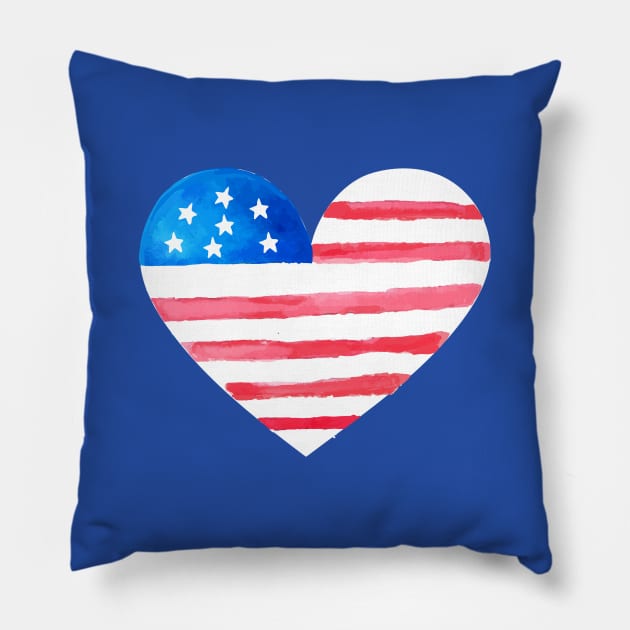 America 4th of july tank top, 4th of july tank women Pillow by Wintrly