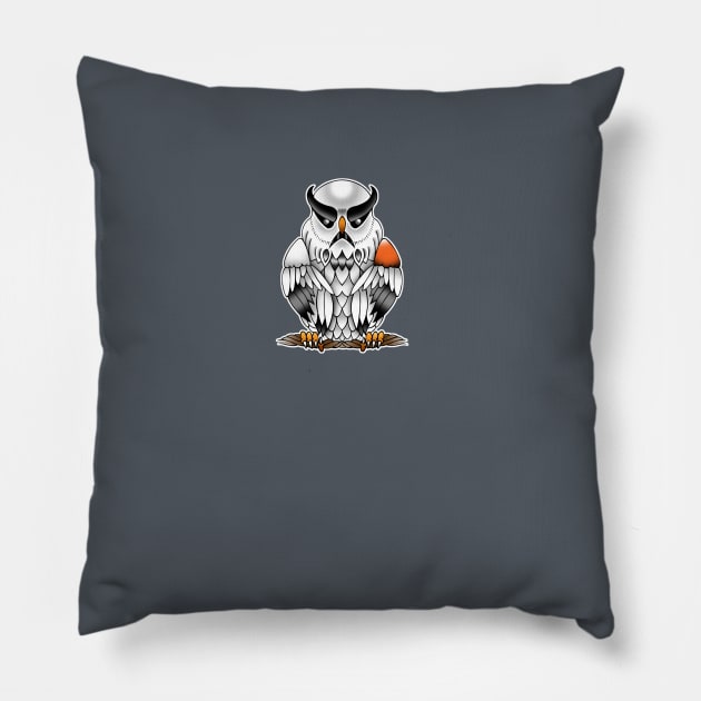 Storm owl Pillow by yayzus