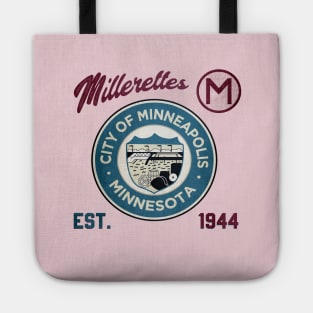 Minneapolis Millerettes • AAGPBL Patch • Minneapolis, Minnesota Tote