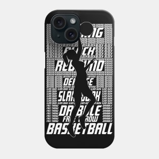 Basketball Girl Women, Text Basketball Phone Case