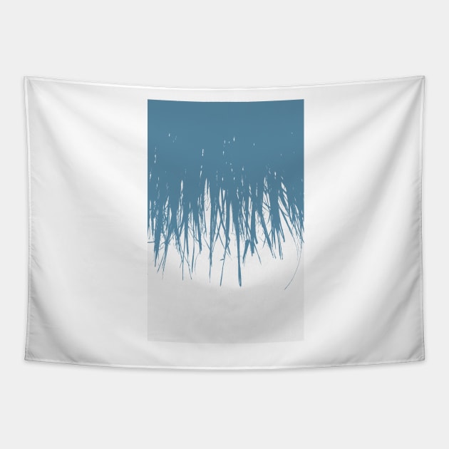 Concrete Fringe Blue Tapestry by ProjectM