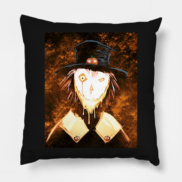 Happy Face Jim Pillow by mrpsycho