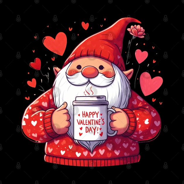 Valentine Gnomes Valentines Day 2024 by BukovskyART