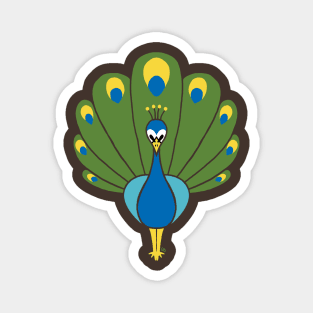 Peacock Magnet