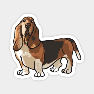 Basset Hound Dog Magnet