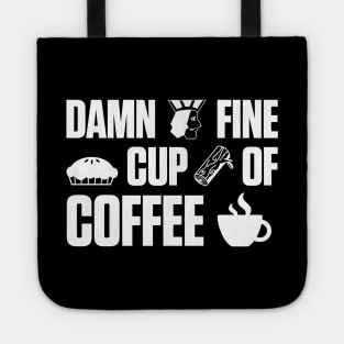 Damn Fine Cup of Coffee dark Tote