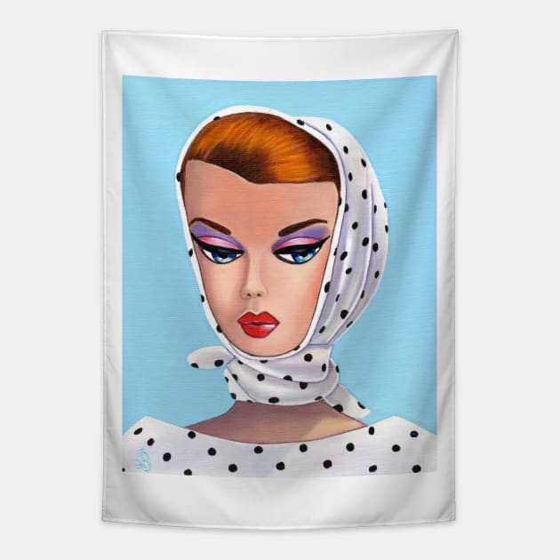 Fashion doll Tapestry by joeann3