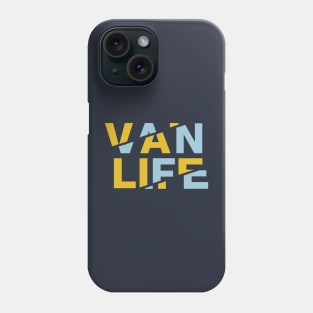 Vanlife: Tracks - Blue yellow Phone Case