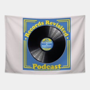 Records Revisited Logo Tapestry