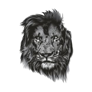 Cool Artwork Lion Design T-Shirt