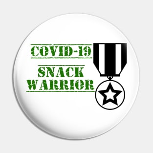 COVID-19 Snack Warrior Pin