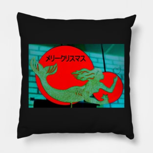 Christmas Mermaid - Japanese Pillow
