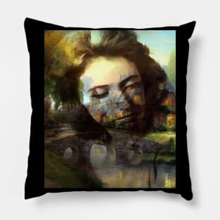 Countryside- Nostalgic and romantic Pillow