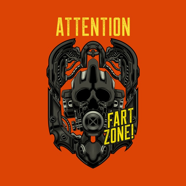 ATTENTION FART ZONE! by Katebi Designs