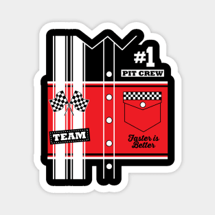 Pit Crew Costume Magnet