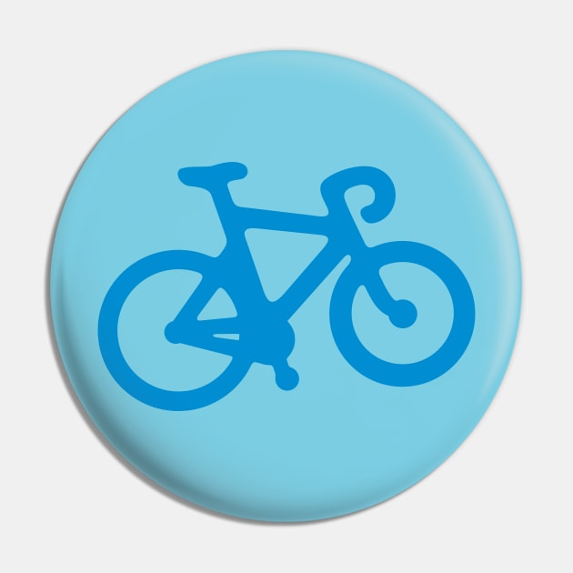 Blue Simple Bike Pin by XOOXOO
