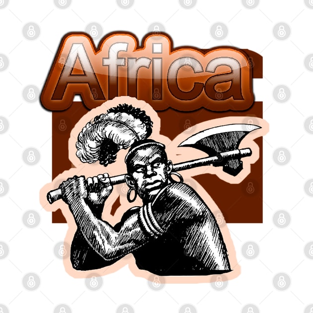 african african native warriors by Marccelus