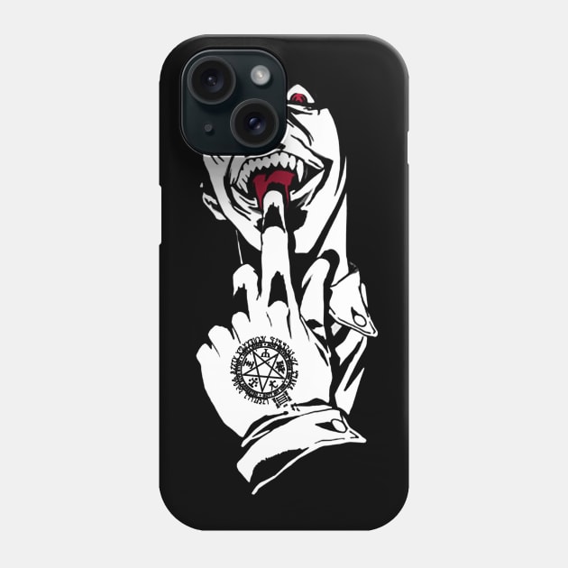 WARRIOR VAMPIRE Phone Case by opawcreate