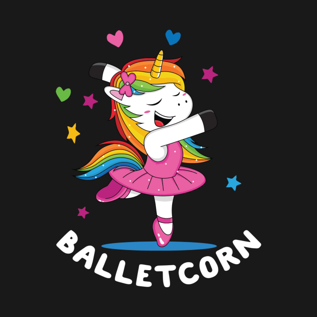 Balletcorn Unicorn Ballet Dancer Girl by unicorn shirt