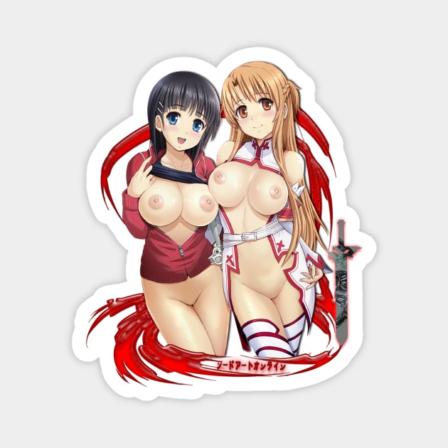 Kirigaya Suguha & Asuna Yuuki Magnet by AnimeWorld