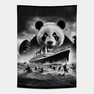 "Pandadoom" : Oceanic Havoc - Pandemonium Strikes at Sea Tapestry