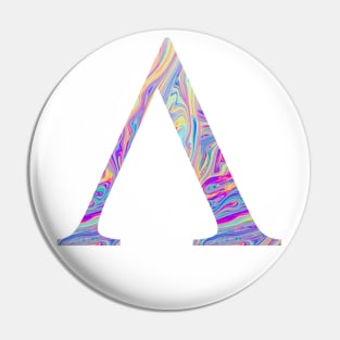 Lamda Sorority Letter Sticker Pin